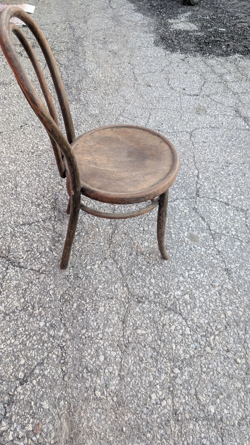 Vintage Thonet Style Bentwood Chair - photo 4