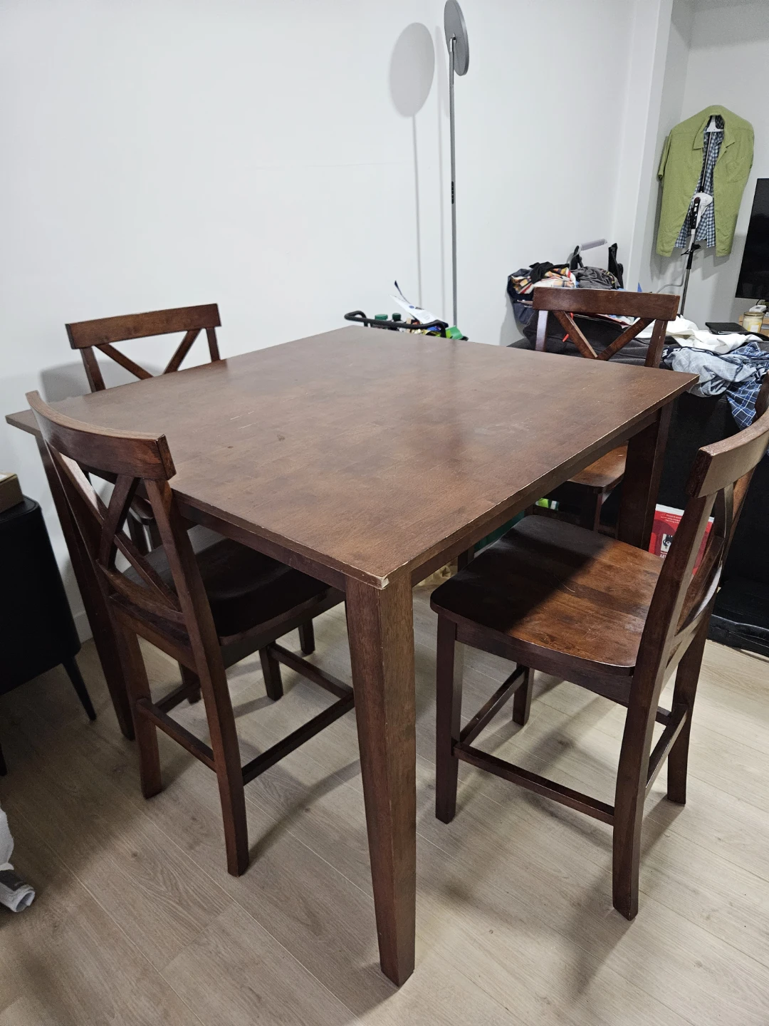 Counter-Height Dining Set with 4 Chairs - photo 3