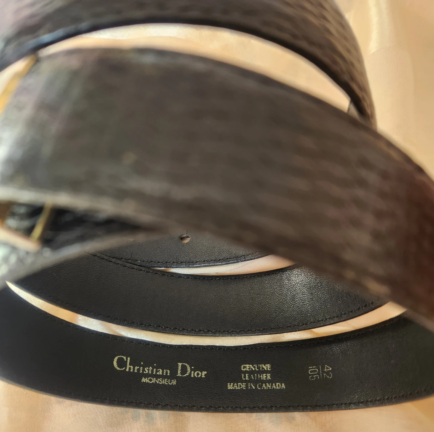Christian Dior Monsieur Leather Belt - photo 3
