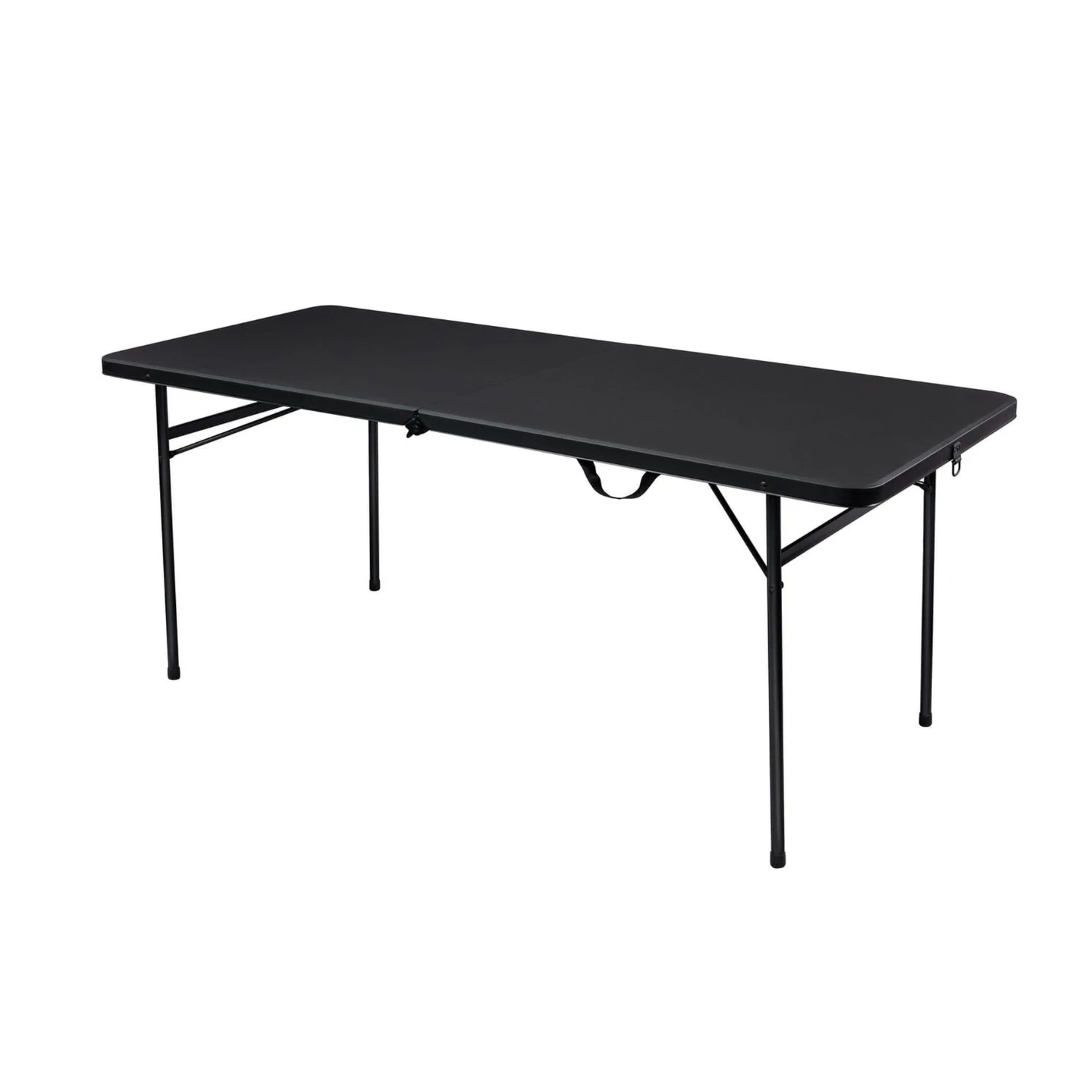 6 Foot Folding Table, Black