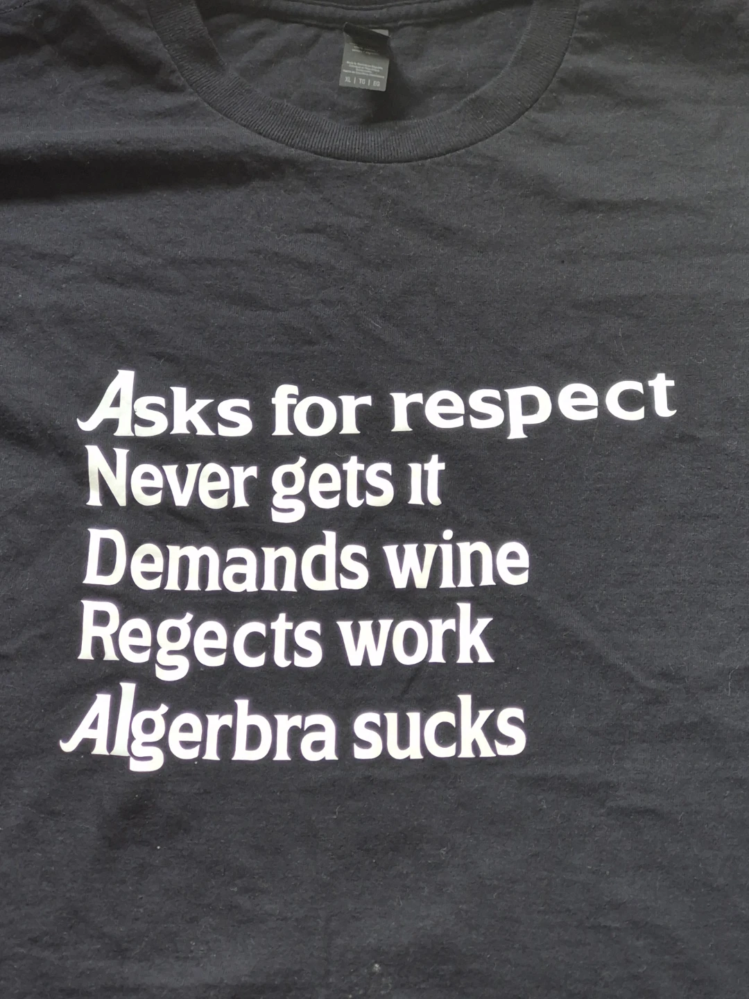 Black Graphic T-Shirt XL - photo 2