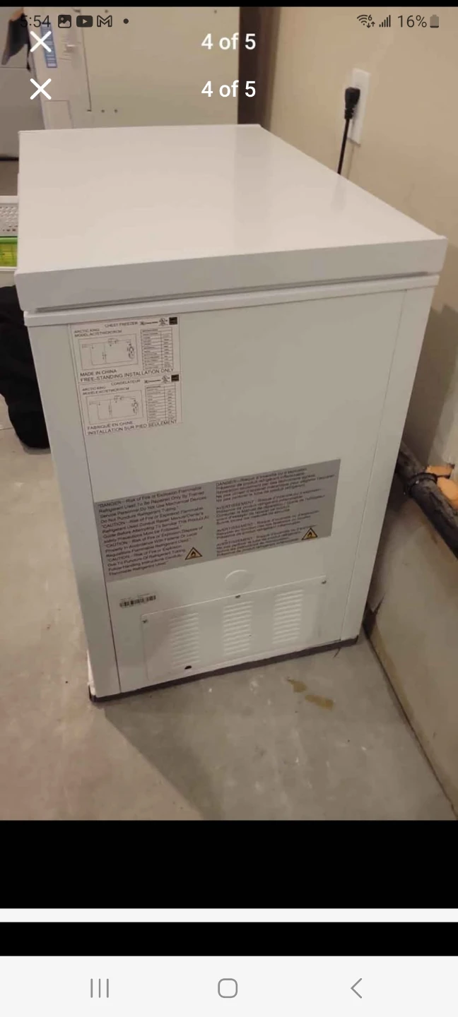 Arctic King 7.0 Cu. ft. Chest Freezer 21.7" - photo 4