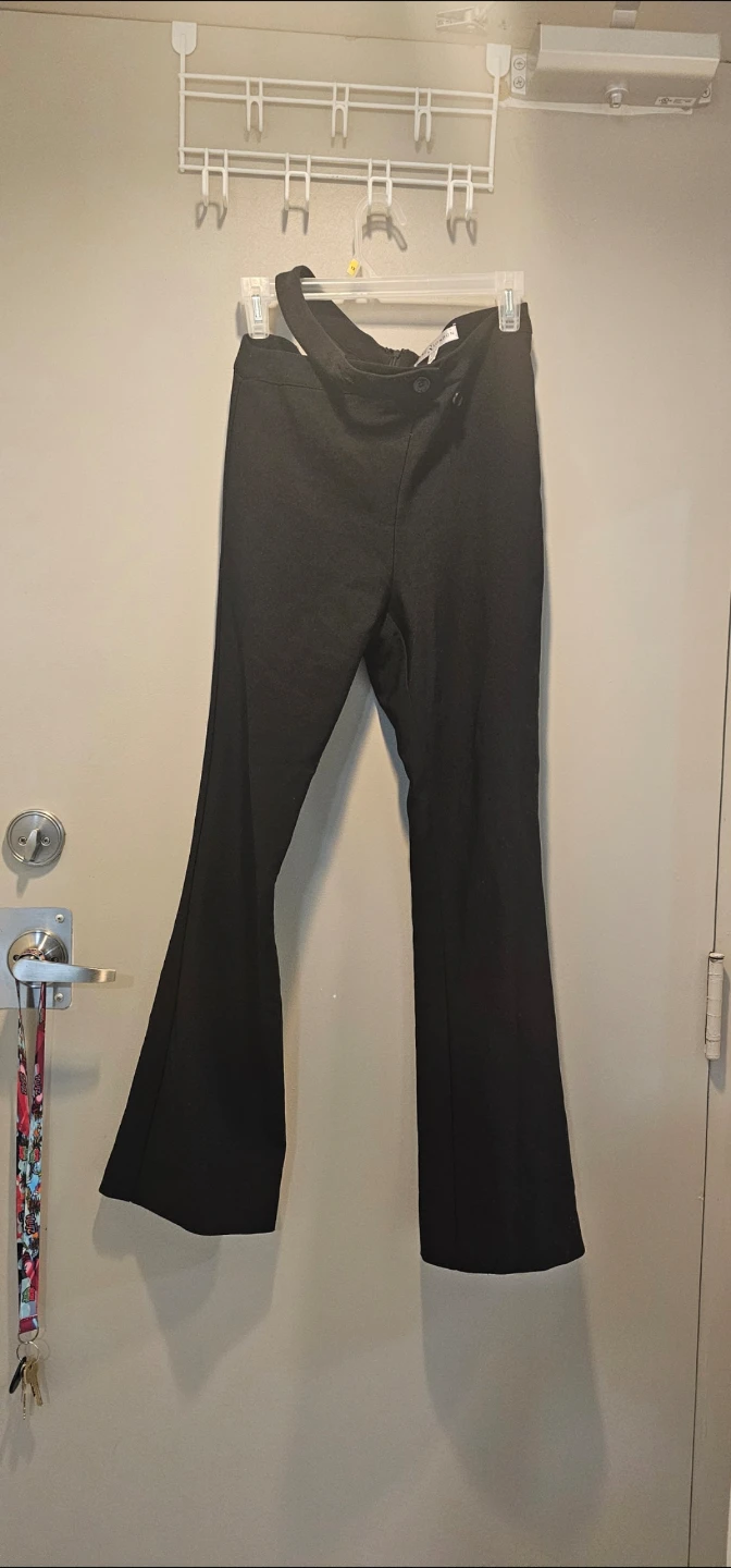 Rare London Black Cut-Out Trousers Size XS - photo 4
