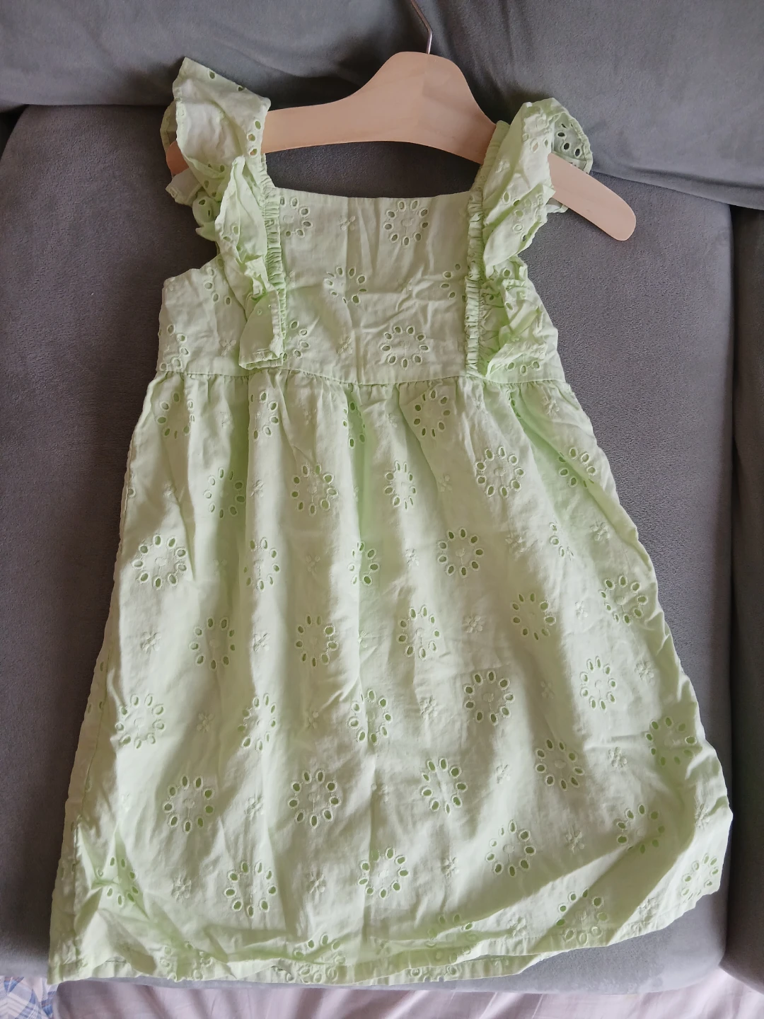 Light Green Eyelet Dress