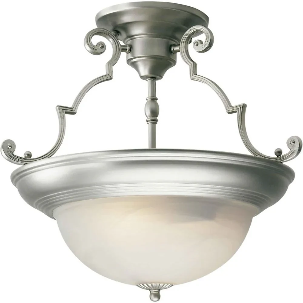 Z-Lite Burton Semi Flush Mount Ceiling Light Fixture