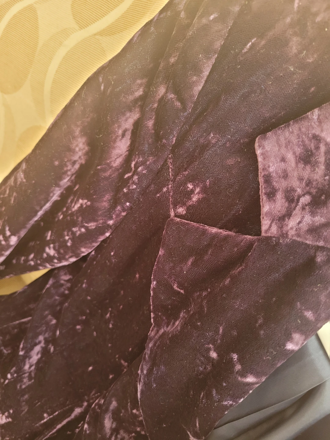 Studio Holt Renfrew Crushed Velvet Maxi Coat - Size 8 - photo 5