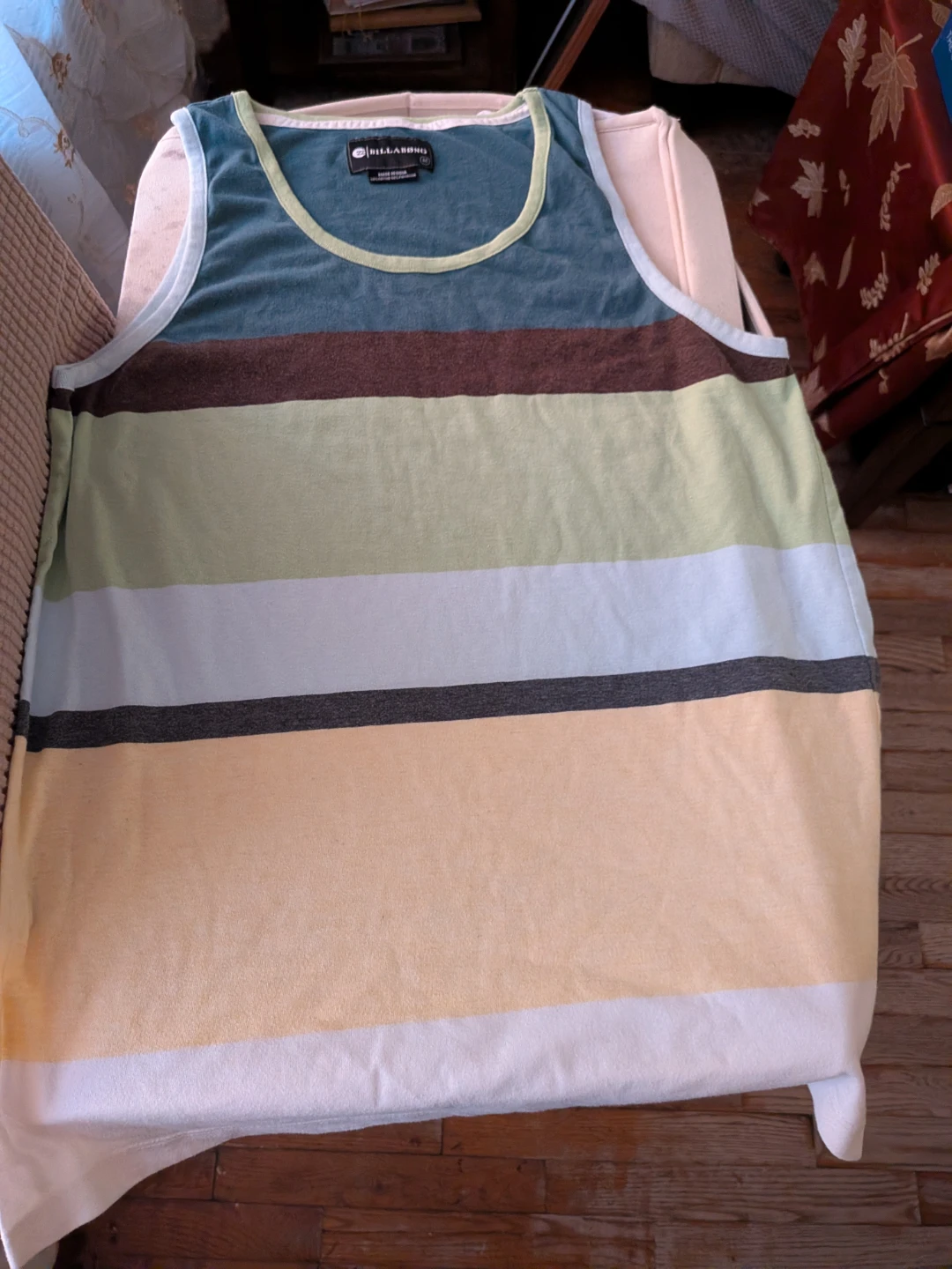 Billabong Striped Tank Top Size Medium