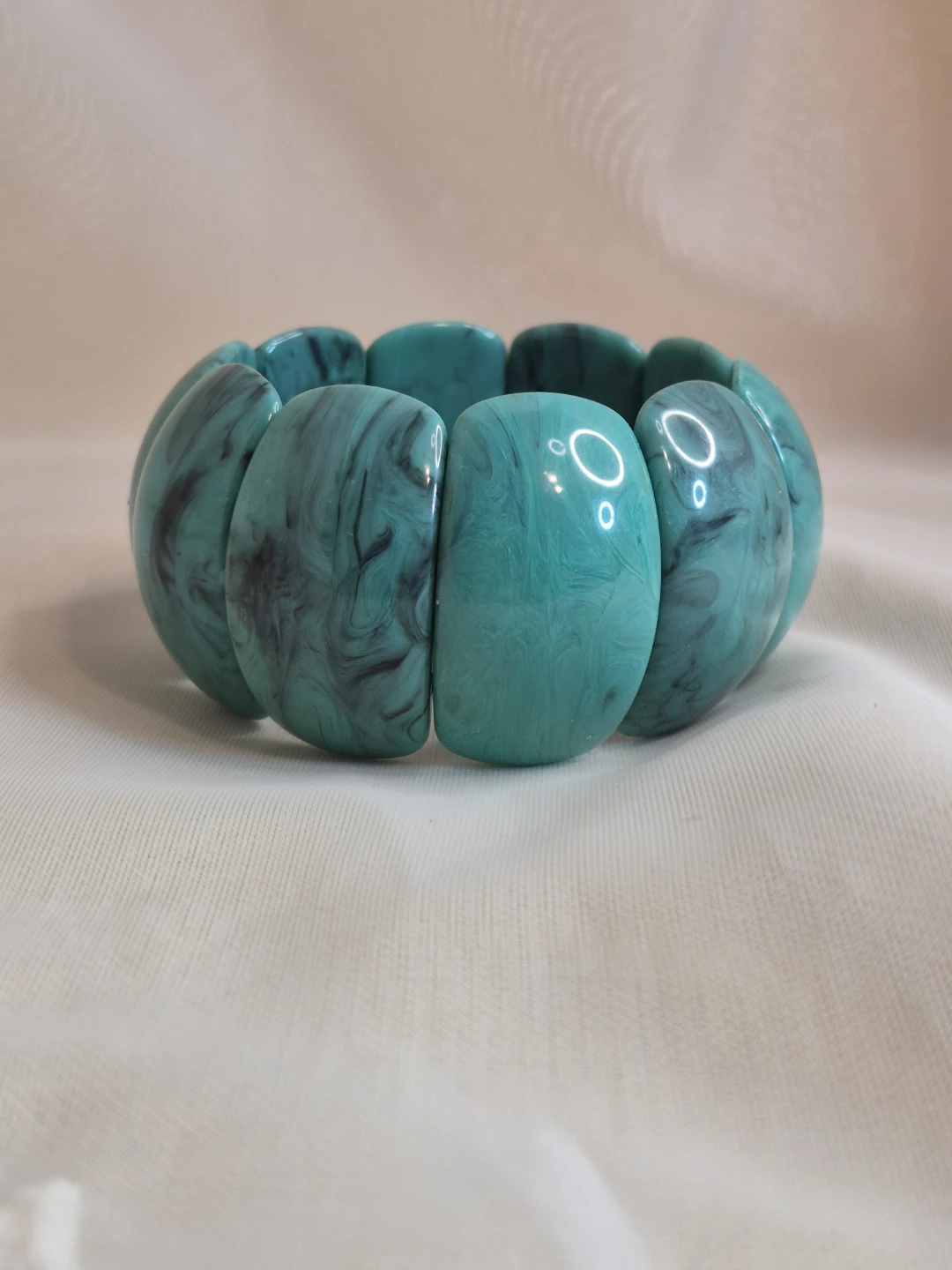 Beautiful Turquoise Beaded Fashion Stretch Bracelet - photo 5
