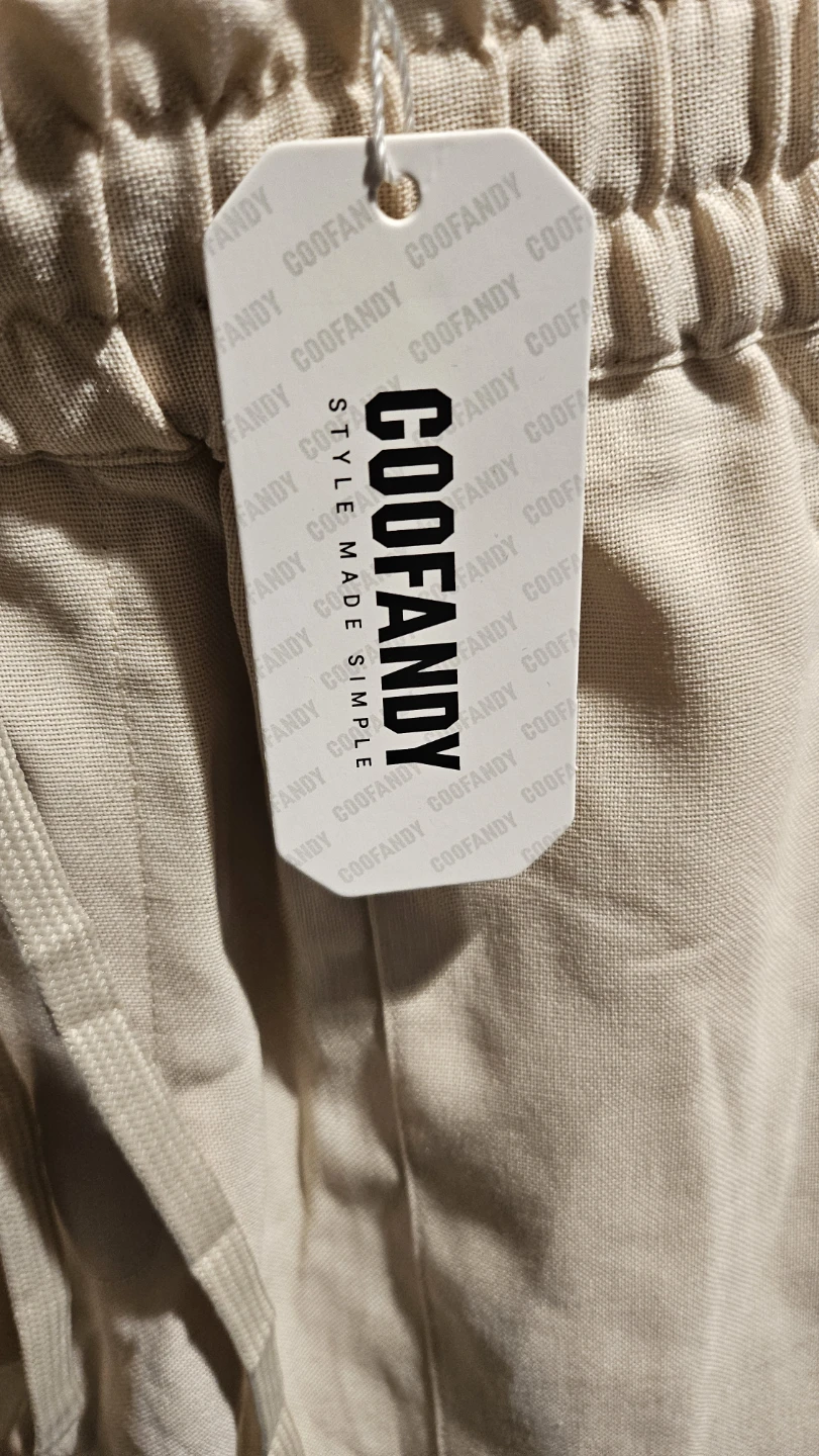 COOFANDY Men's Casual Beige Pants - photo 2