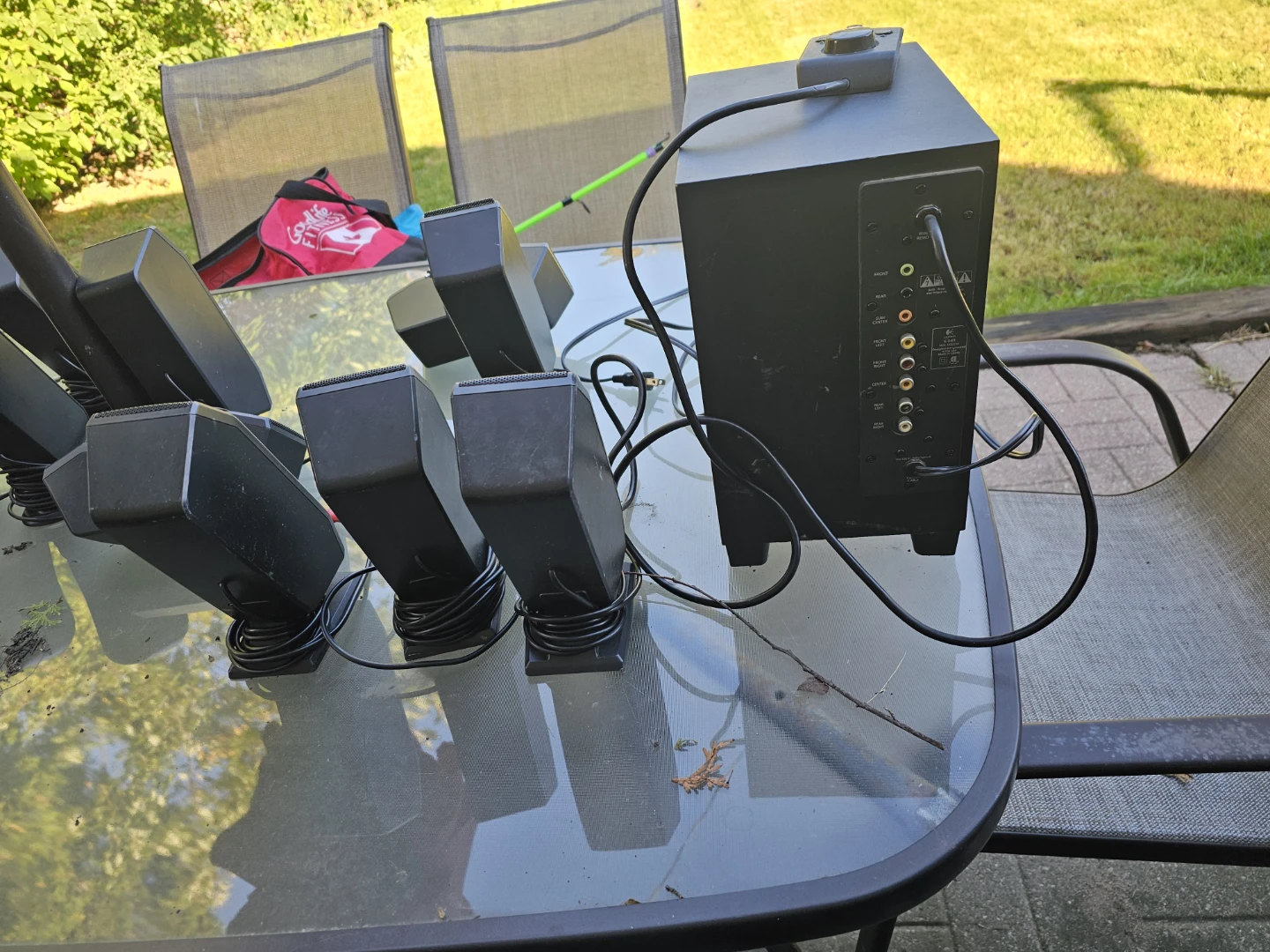 Logitech speakers  7.1 with subwoofer - photo 2