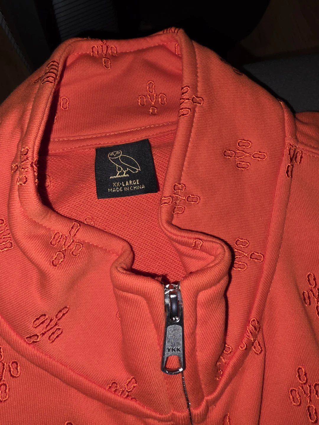 OVO Orange Zip-Up Jacket