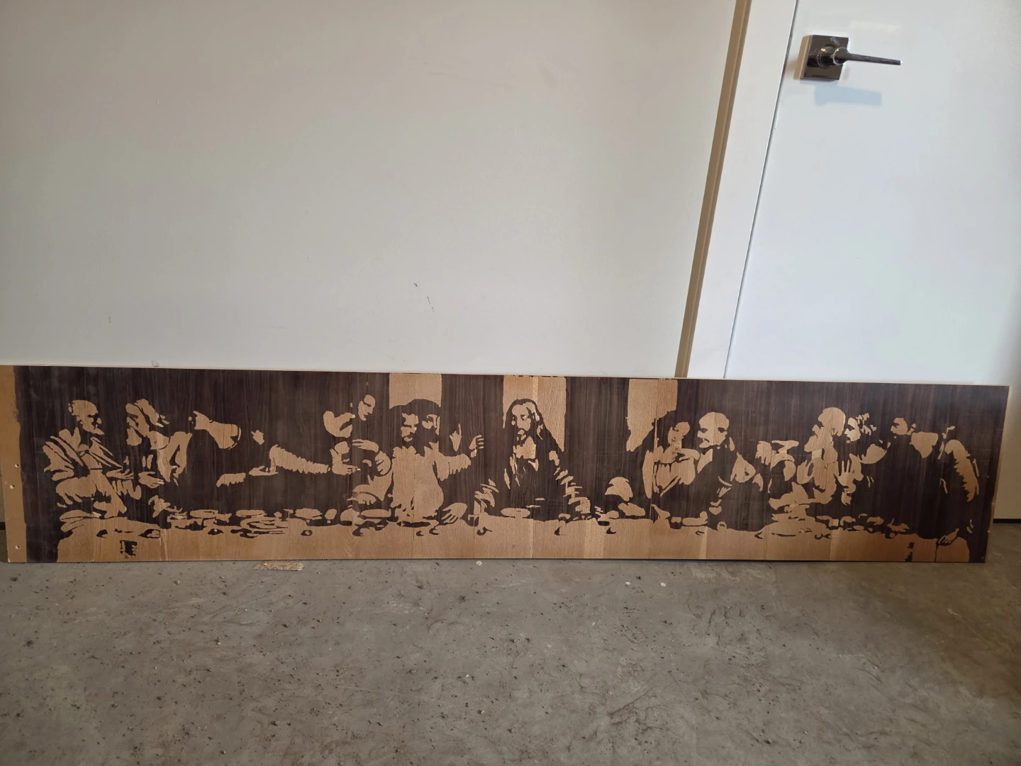 The Last Supper wood wall art