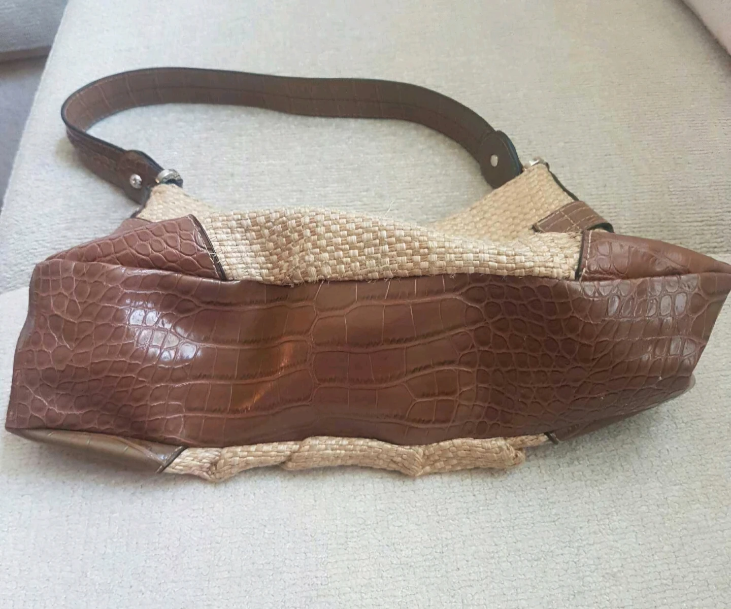 Brown and Beige Handbag - photo 3