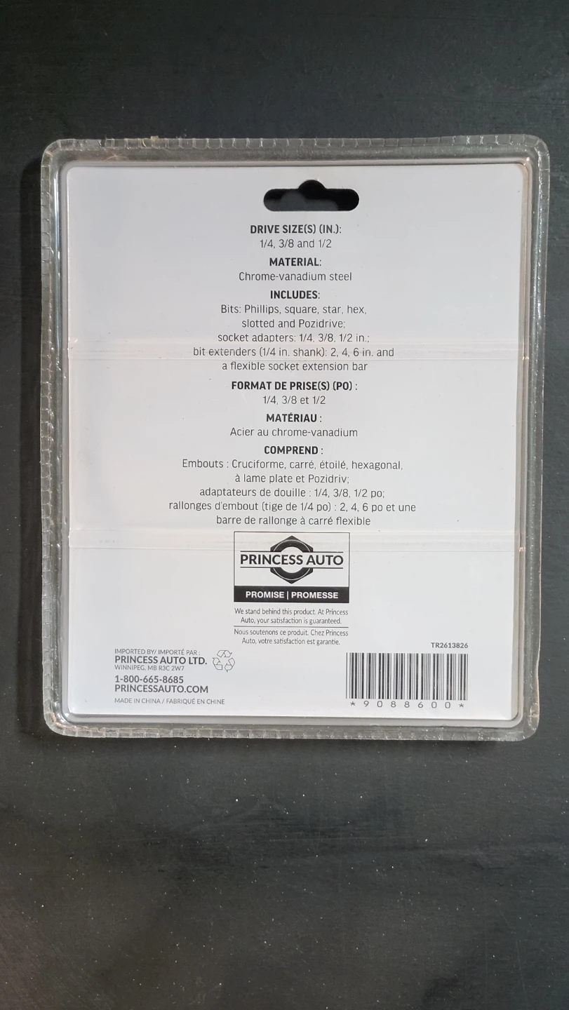 Power Fist 27 Piece Bit Set with Adapters and Extensions - photo 2