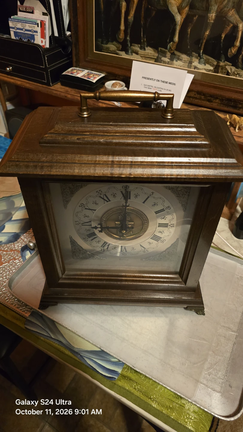 Bulova University of Miami Mantel Clock - photo 2