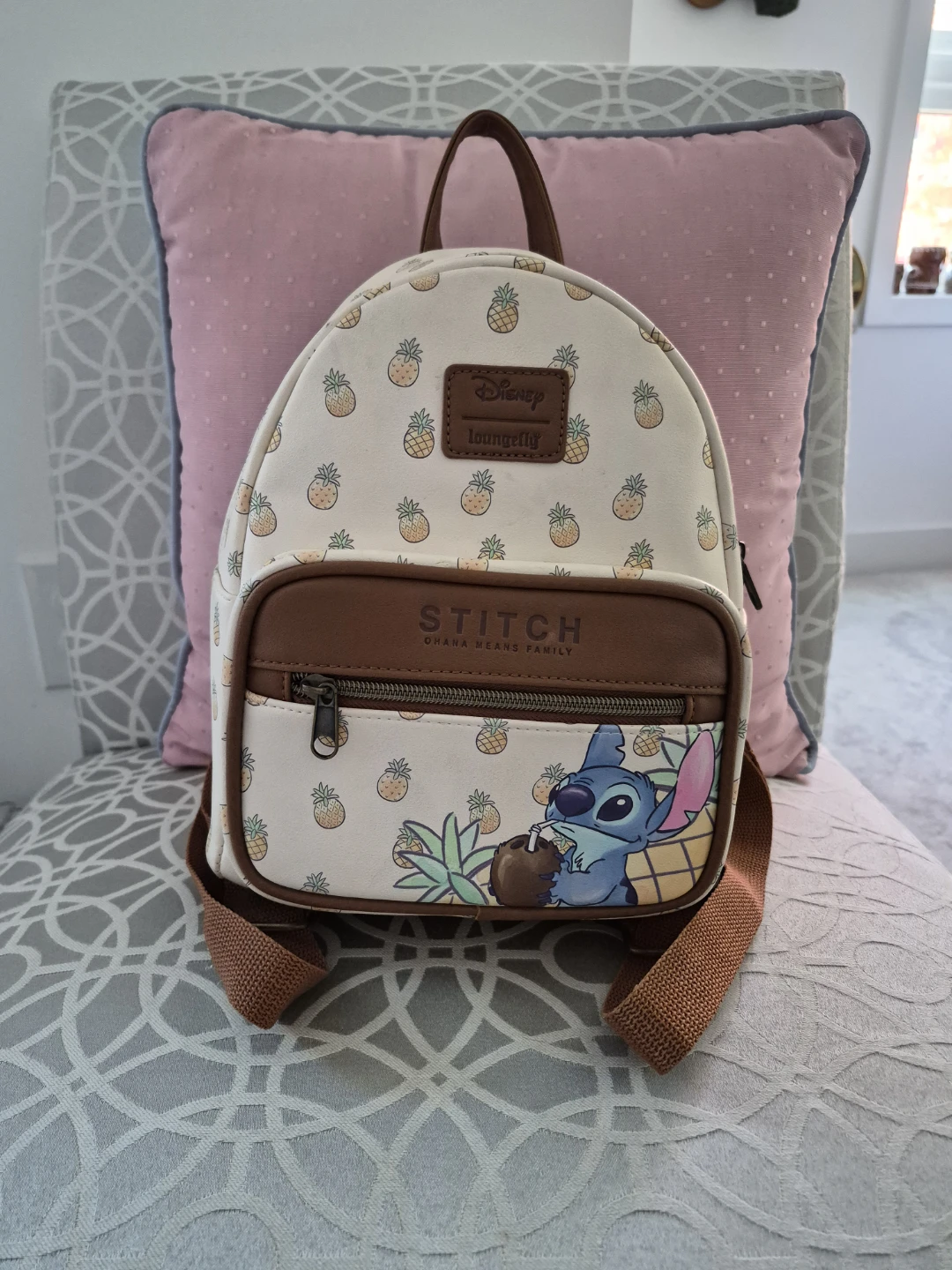 Disney Loungefly Stitch Pineapple Mini Backpack