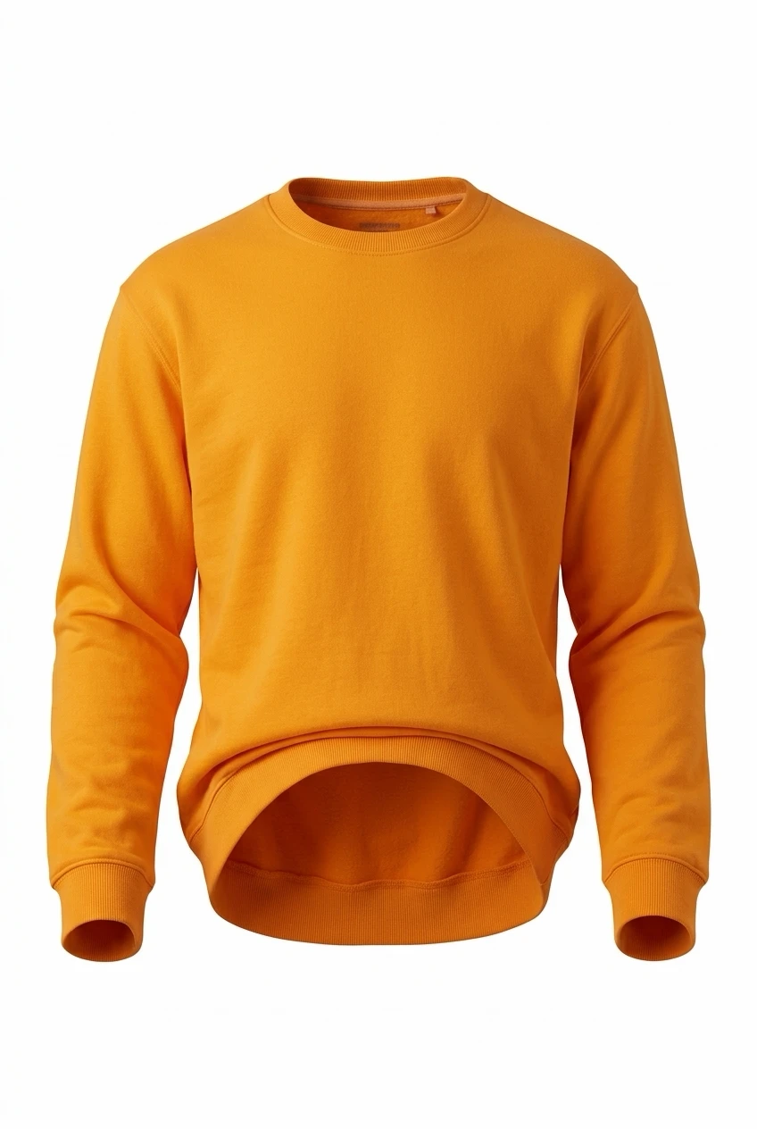 New Dickies Crewneck Sweatshirt Neon Orange - photo 4