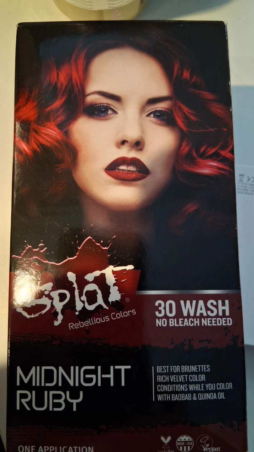 Splat Rebellious Colors Midnight Ruby Hair Dye