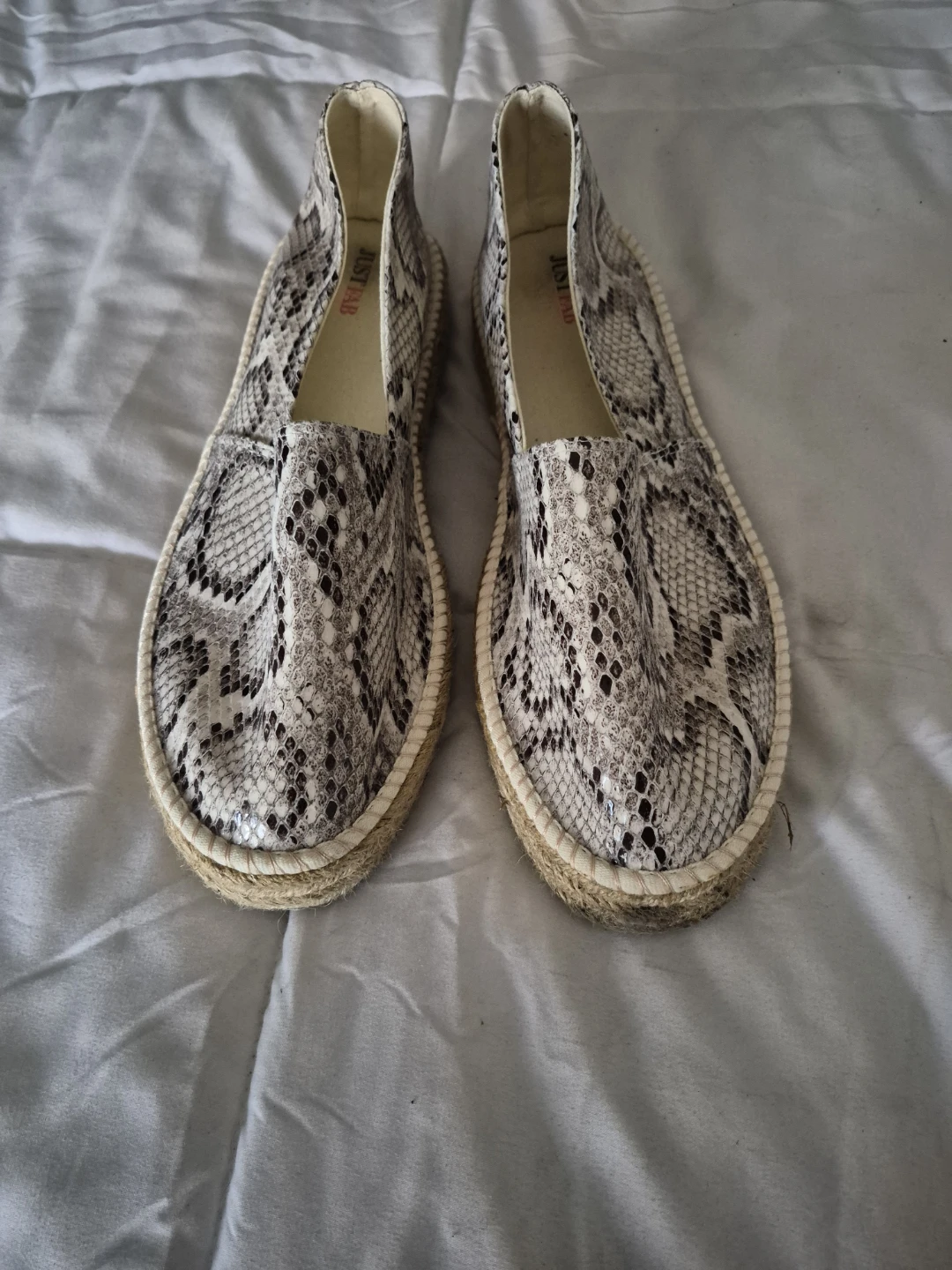 JustFab Snakeskin Print Espadrilles - photo 2