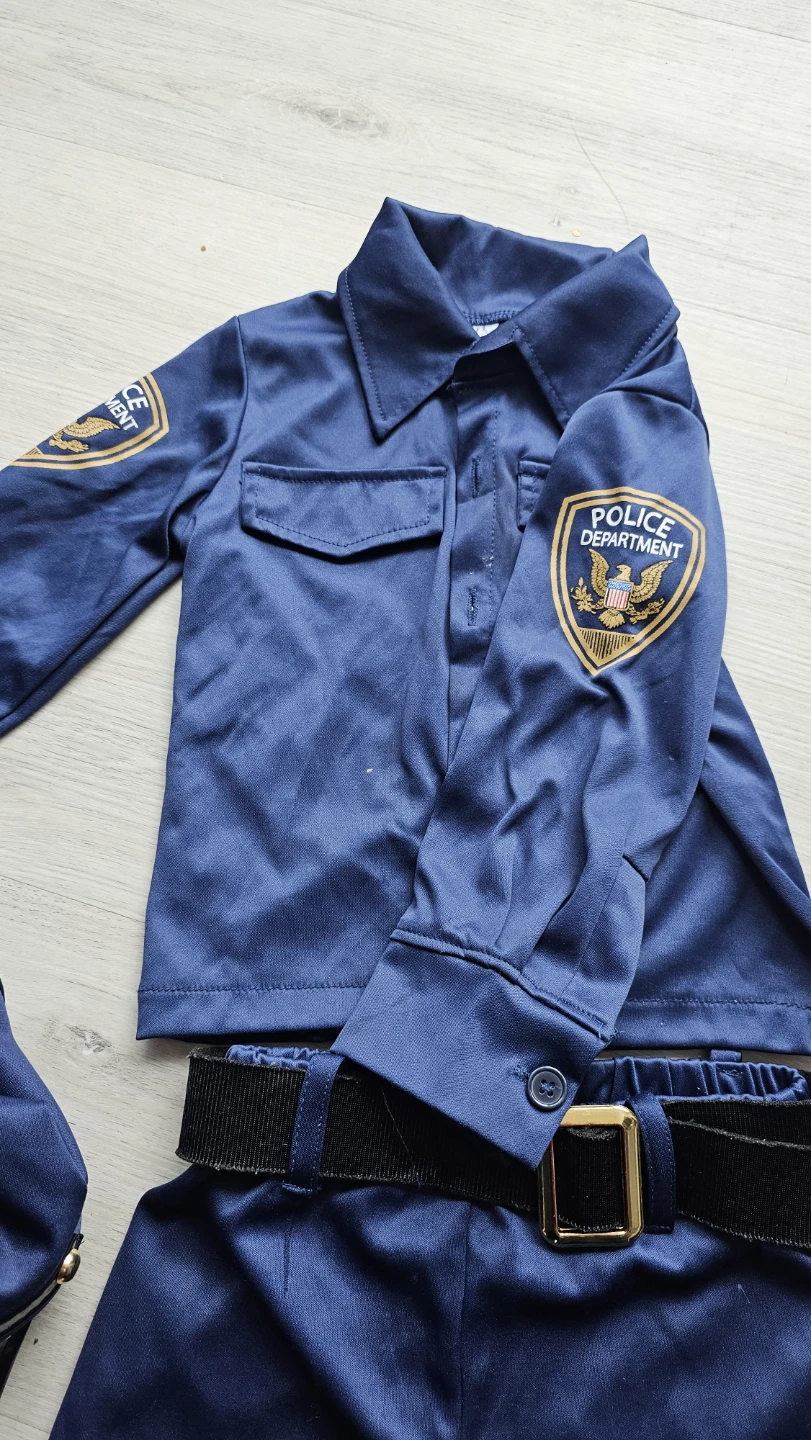 Kids Police Officer Costume Set (3T - 4T) - photo 4