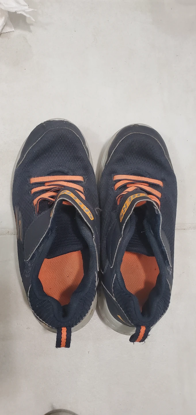 Skechers Boys Sneakers Navy and Orange