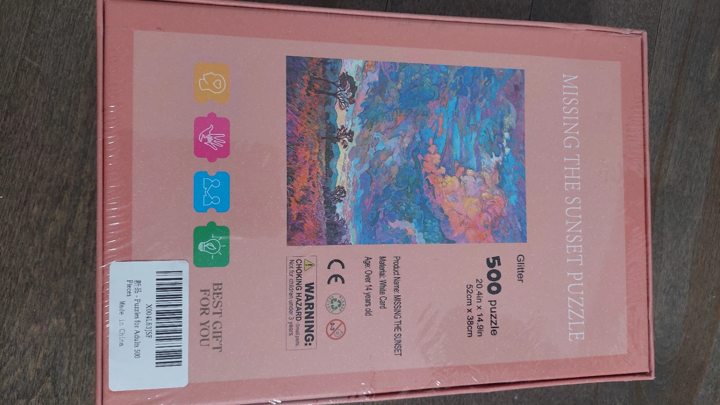 Missing The Sunset 500 Piece Glitter Puzzle - photo 2