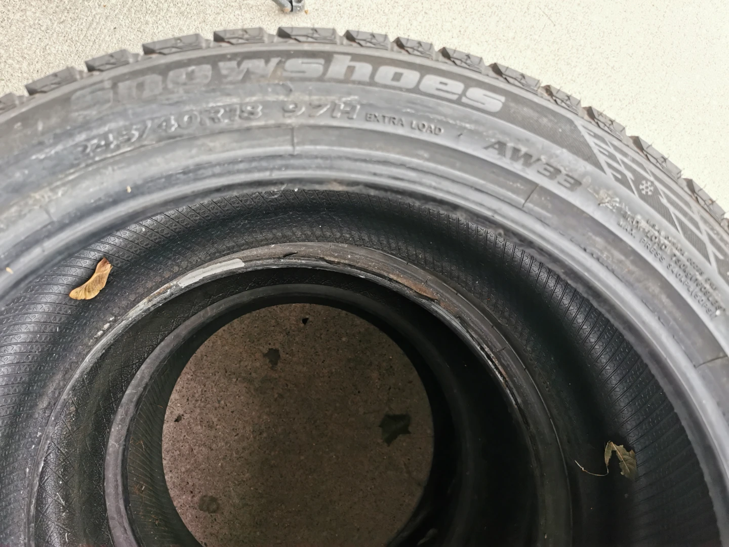 Nankang Snowshoes AW33 Tire 245/40R18 - photo 2