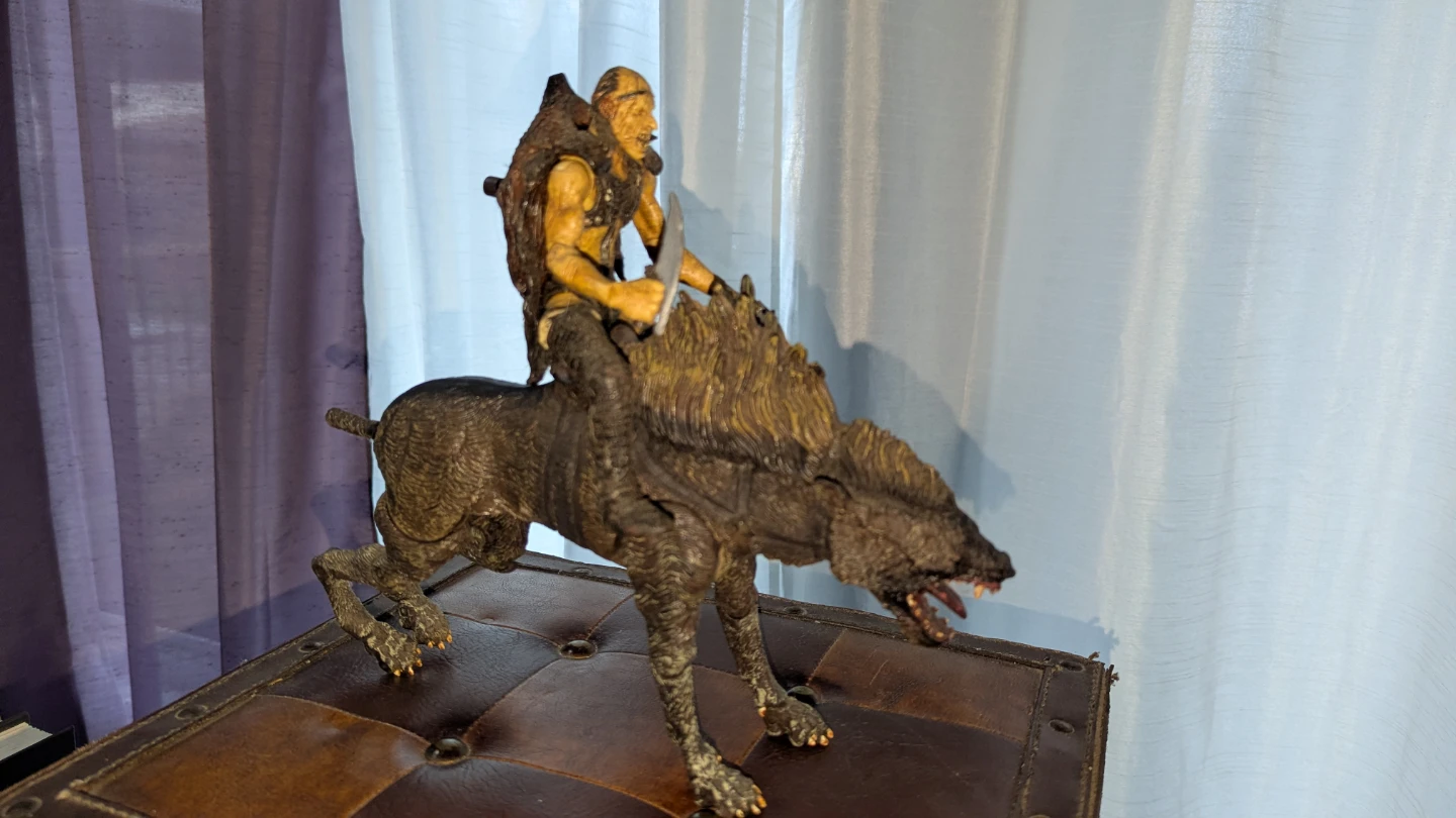 Sharku with Warg Beast