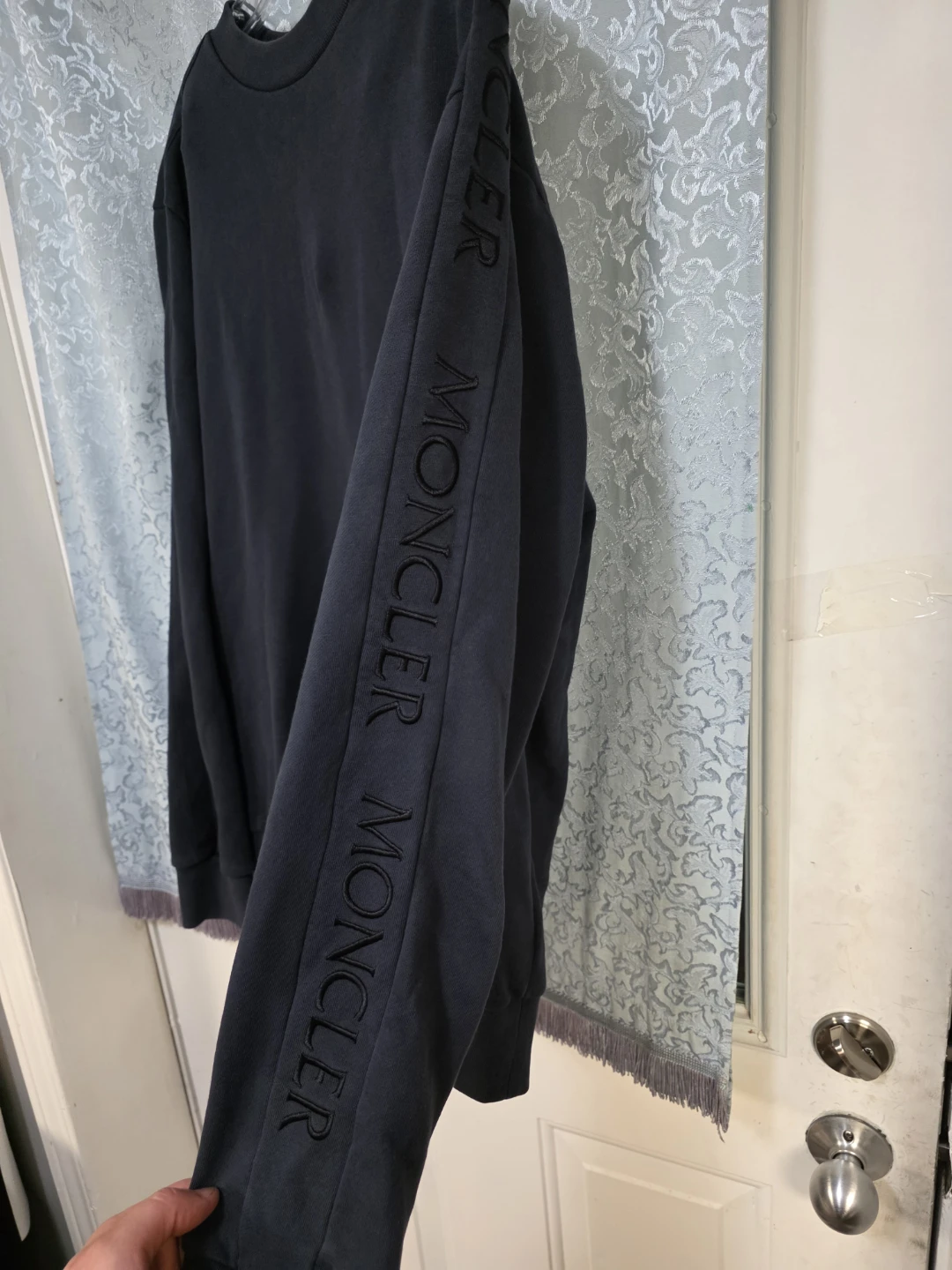 Moncler authentic navy blue sweater - photo 3
