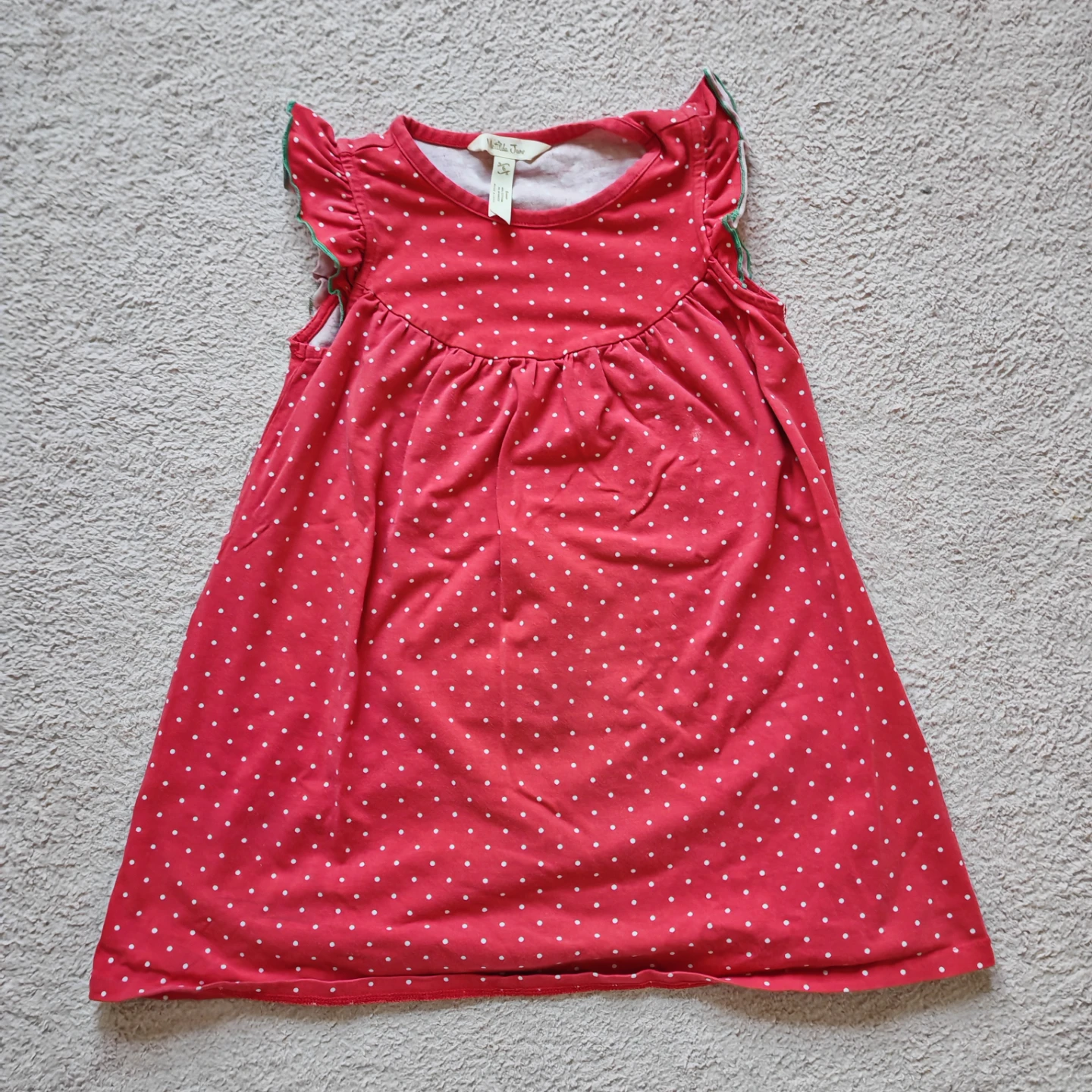 Matilda Jane red polka dot dress size 6 - photo 4