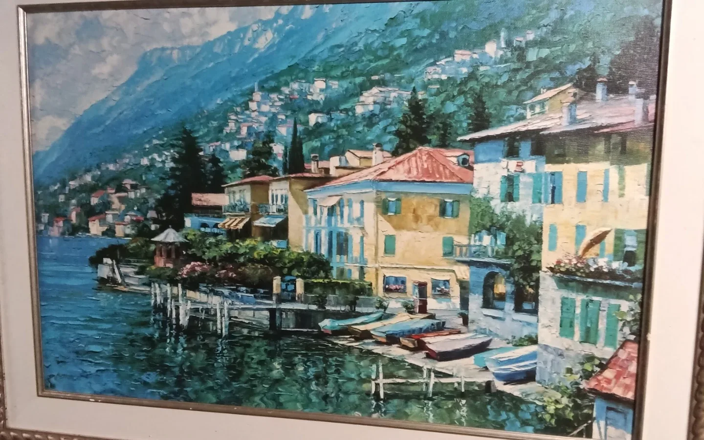 Howard Behrens "Lugano Coastline" Framed - photo 2