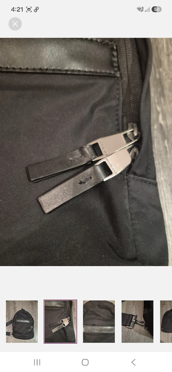 Micheal Kors Black Men's Sling Backpack - CrossBody Style Bag - photo 2