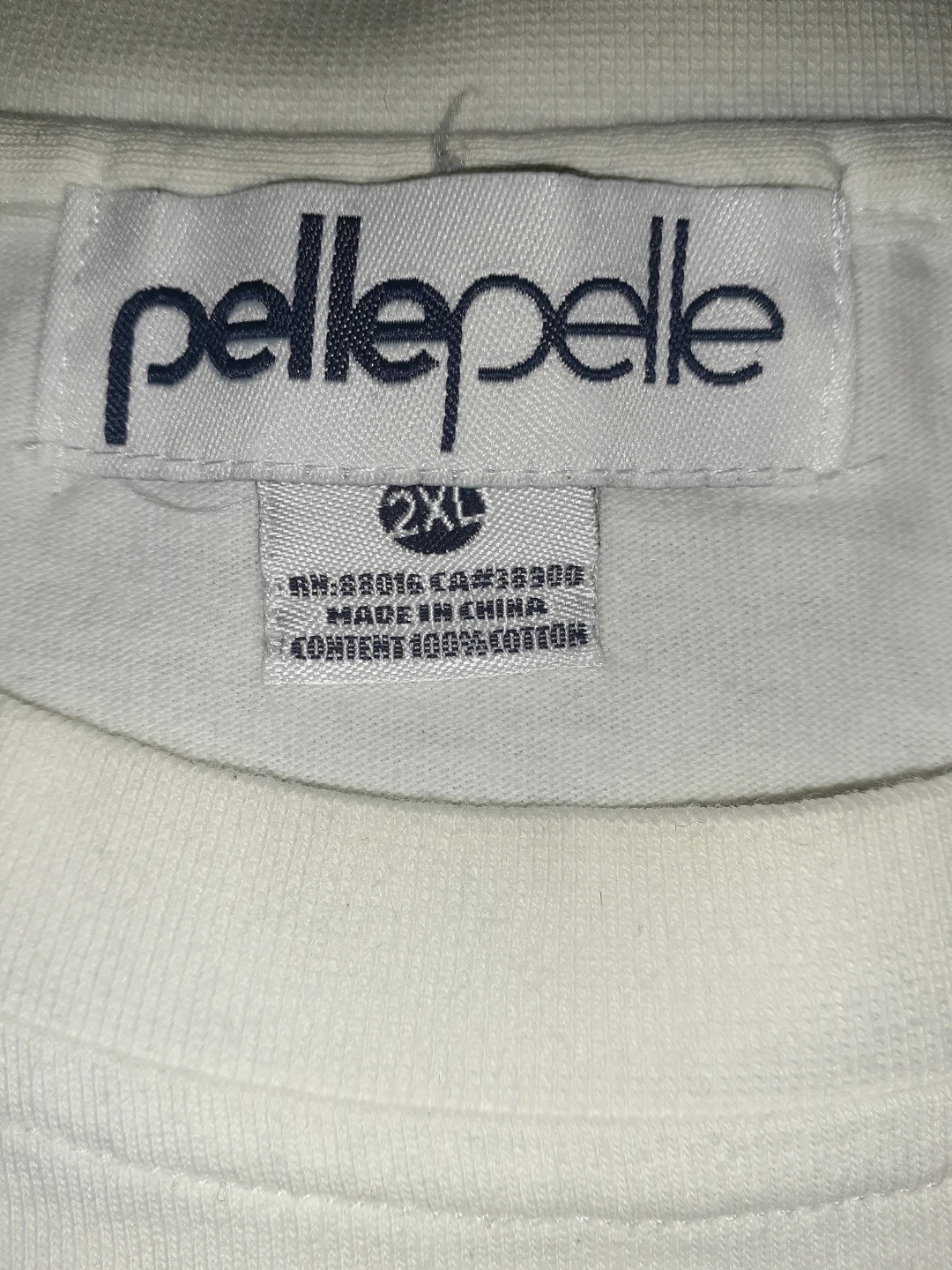 Pelle Pelle T-Shirt White 2XL VINTAGE Y2K - photo 2
