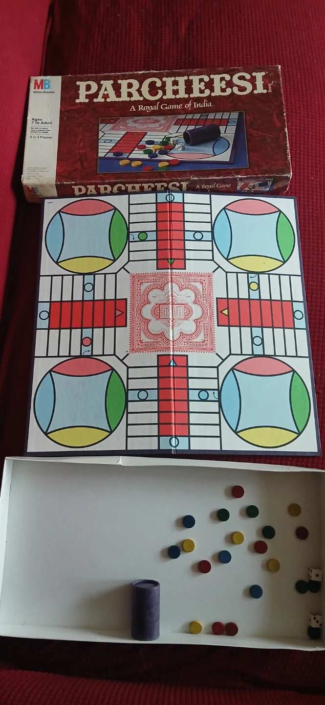 Milton Bradley Parcheesi Board Game