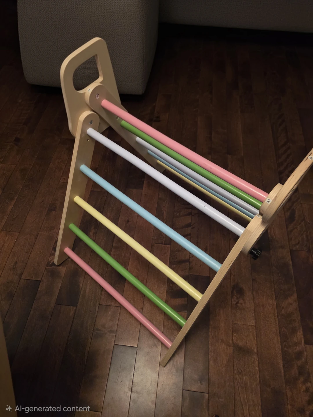 Wooden Pikler Triangle and Climbing Arch Set - photo 2
