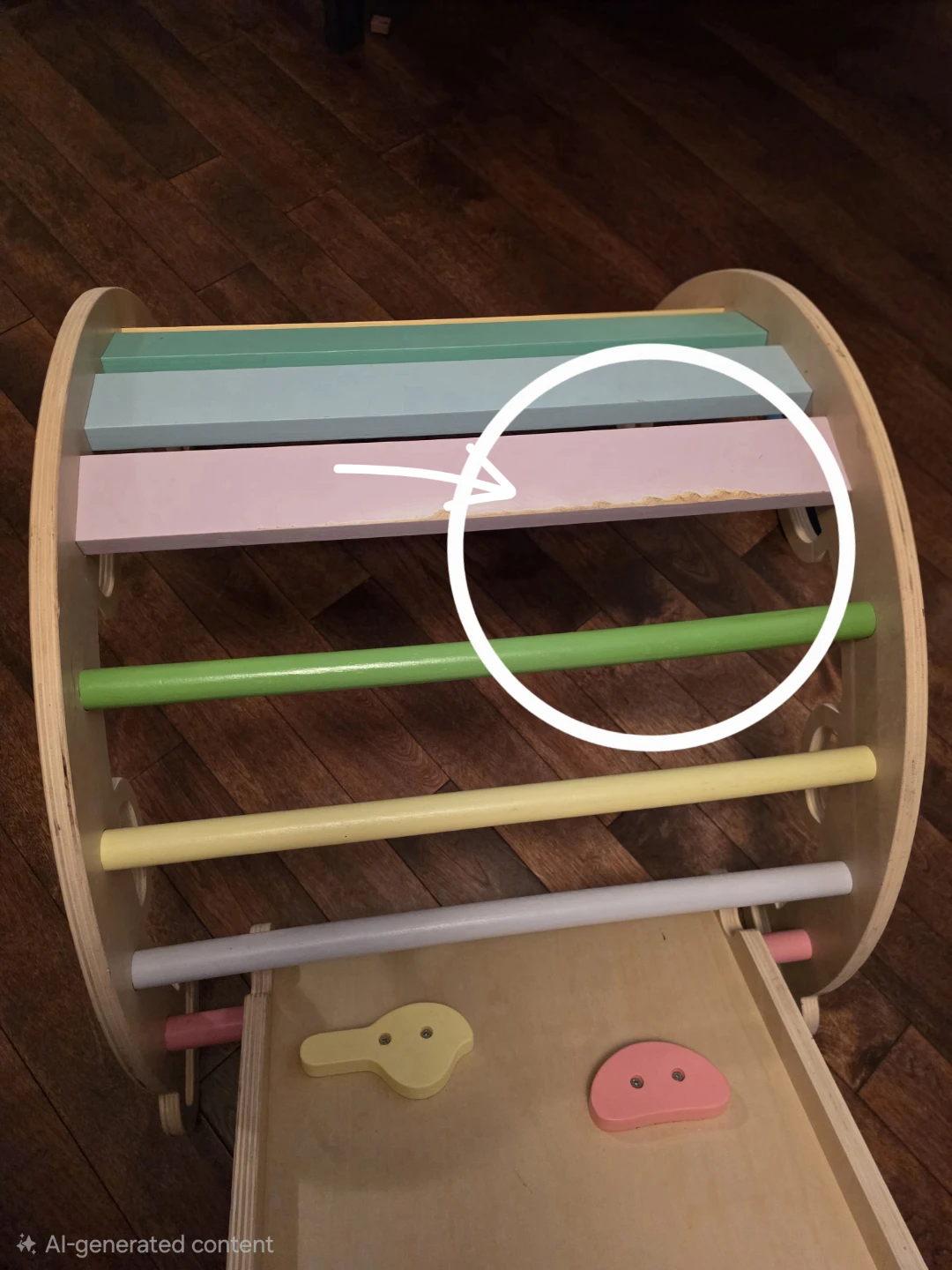 Wooden Pikler Triangle and Climbing Arch Set - photo 3
