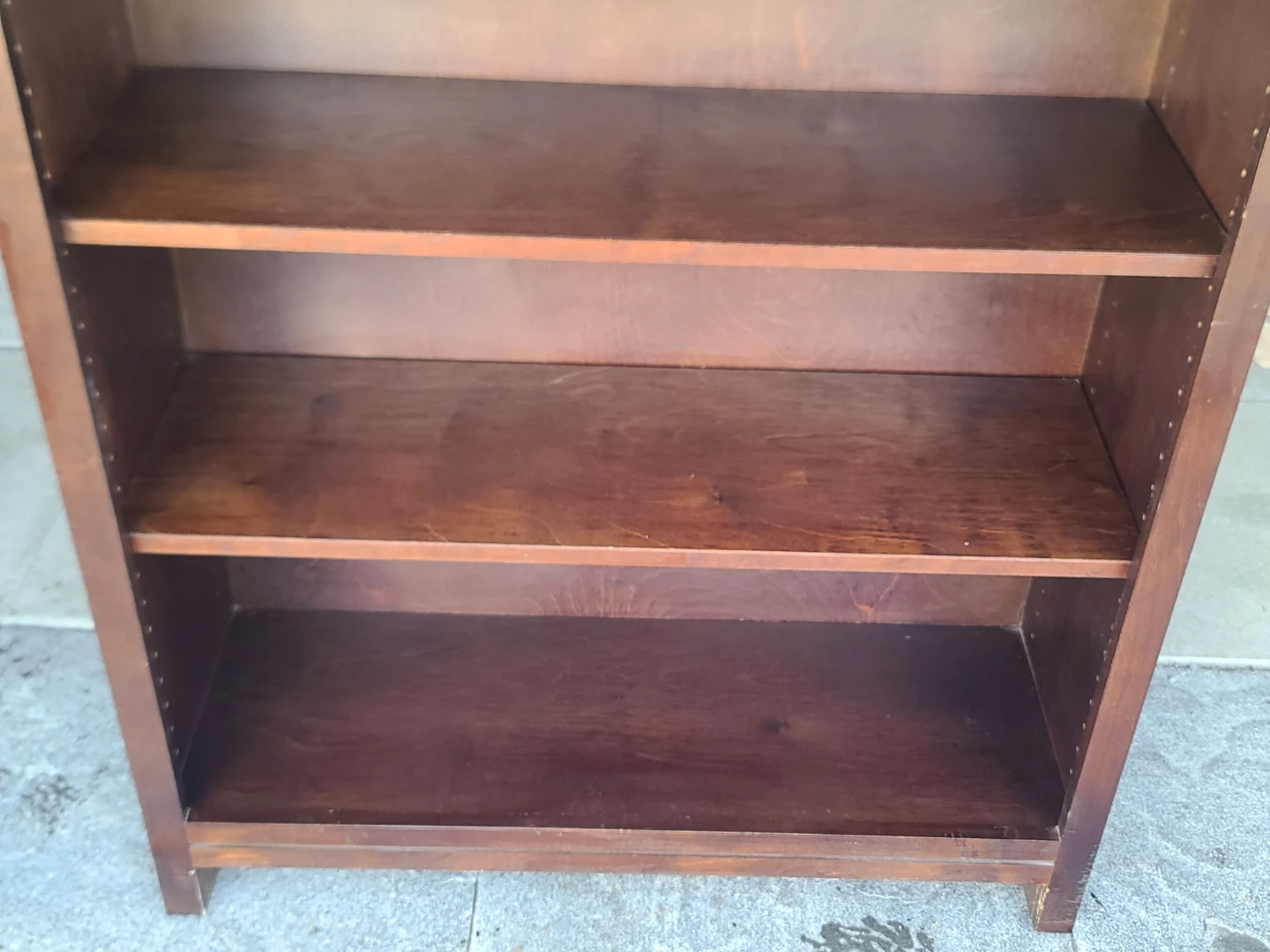 Dark Brown Wooden Bookshelf - photo 3