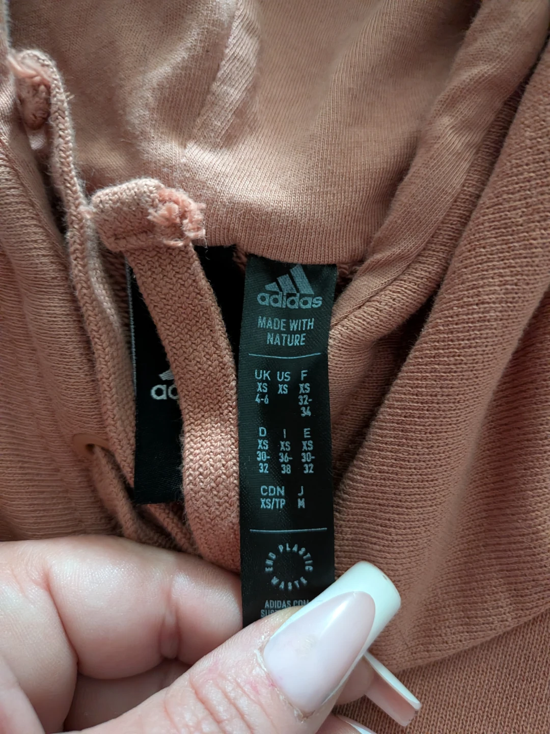 Adidas Made With Nature Crop Hoodie - photo 2