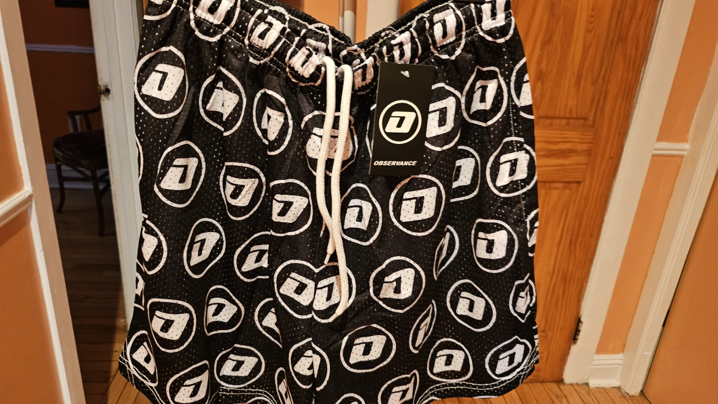Observance Basketball Shorts Black Size XL