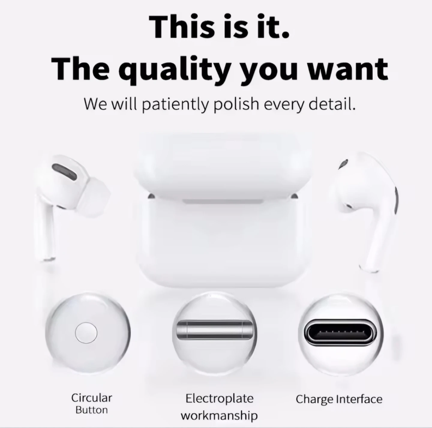 Airpod 2 pros 1:1 - photo 2
