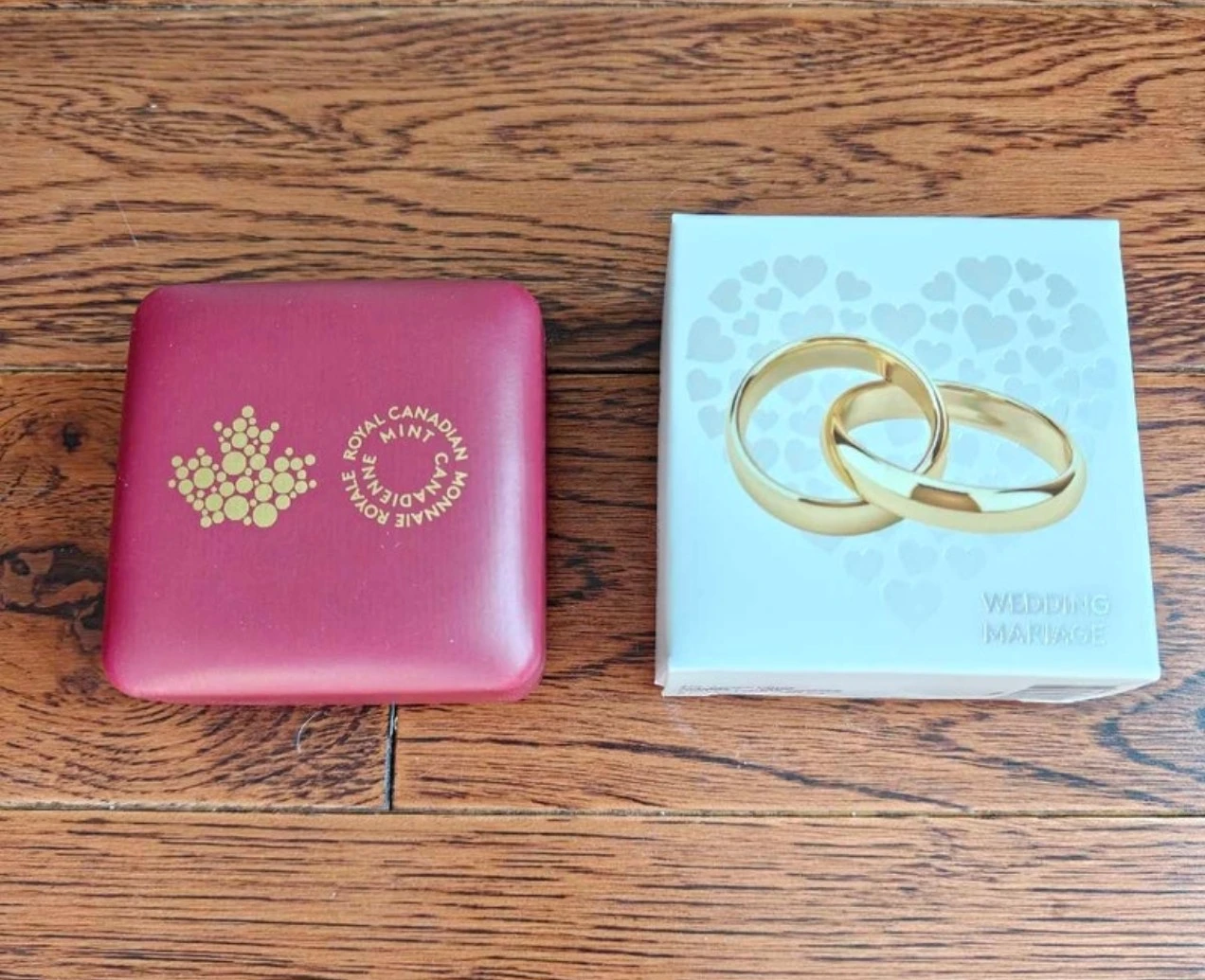 2015 Royal Canadian Mint $20 Fine Silver Wedding Coin (new) - photo 4
