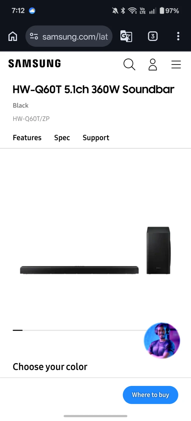 Samsung Soundbar Q60T - photo 4