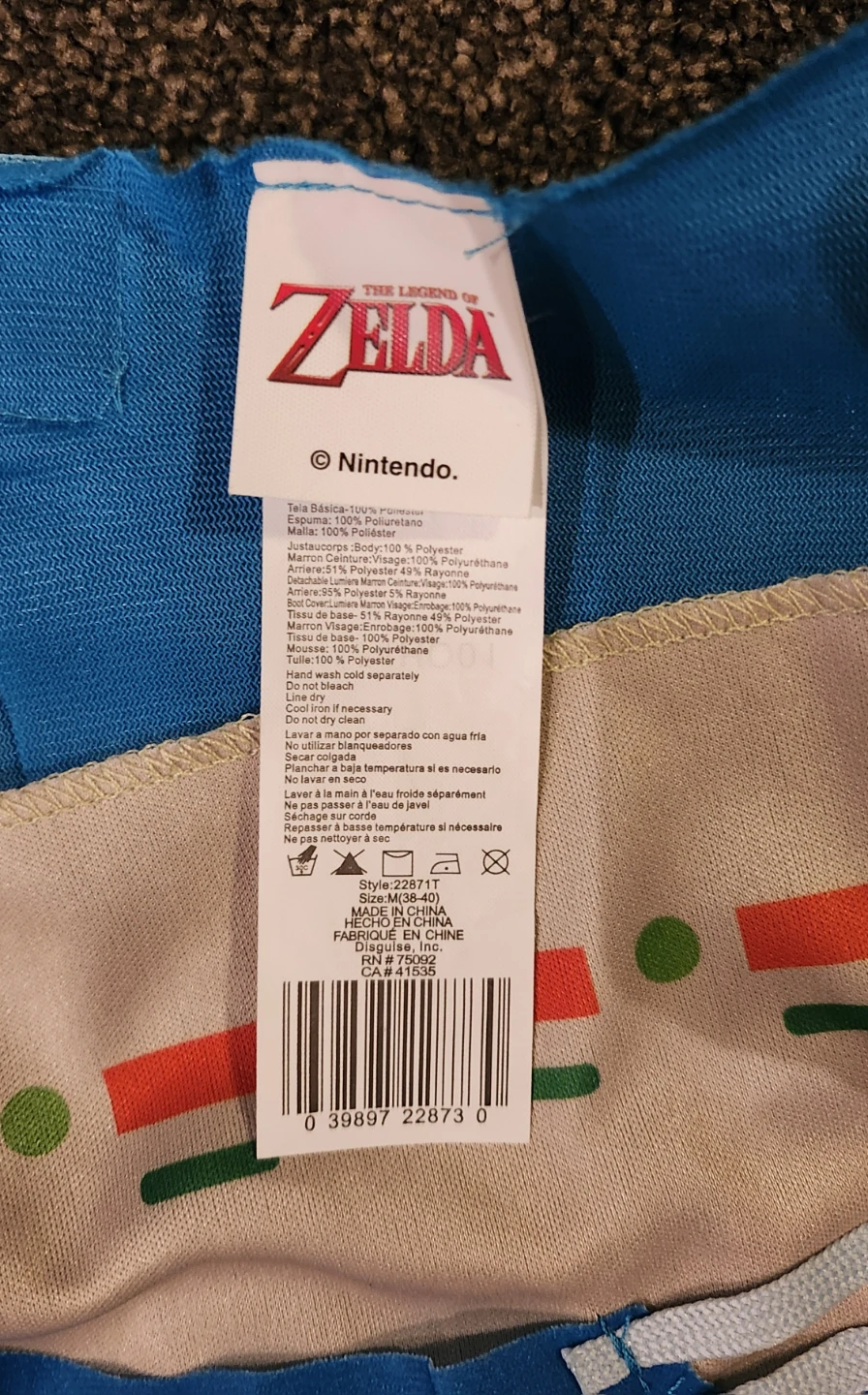 The Legend of Zelda Link Costume Medium - photo 3