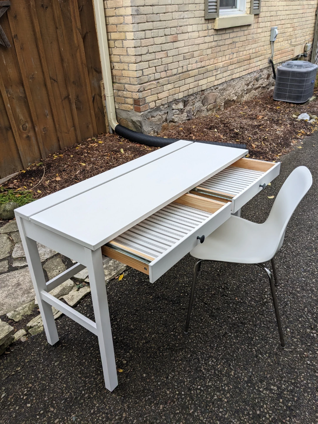 Ikea HEMNES Desk in Solid Pine with Chair Set - photo 3