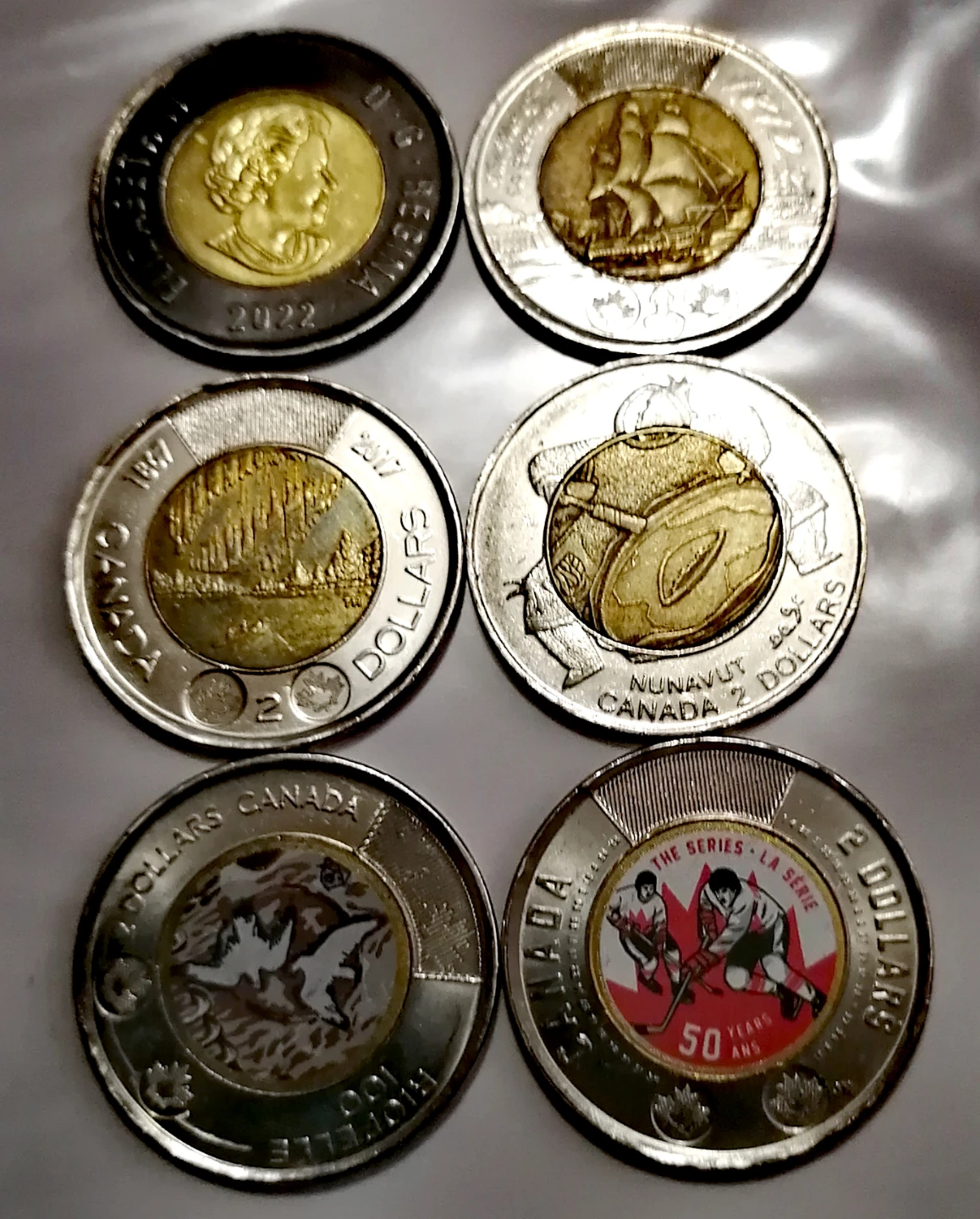 Collection of  Canadian  Coins $5 EA