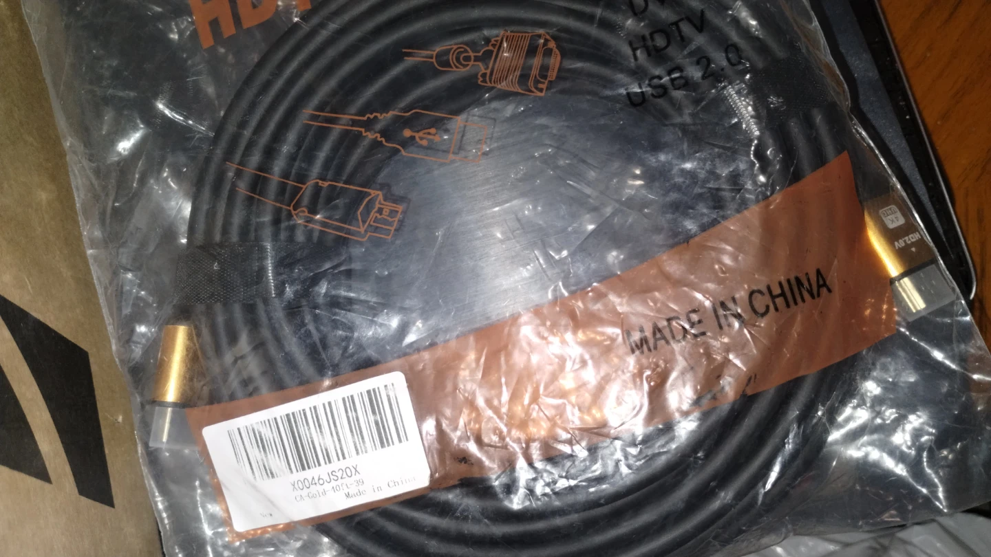 High Speed Gold Plated 4K UHD HDMI Cable 10ft - photo 4