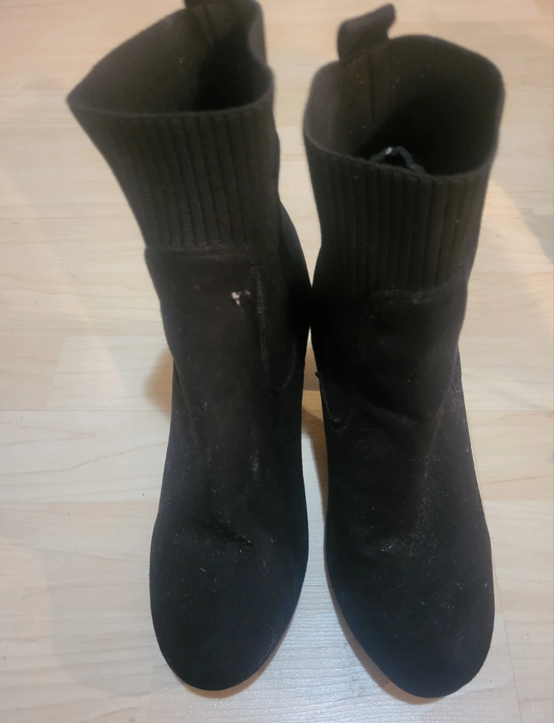 Black Heeled Ankle Boots