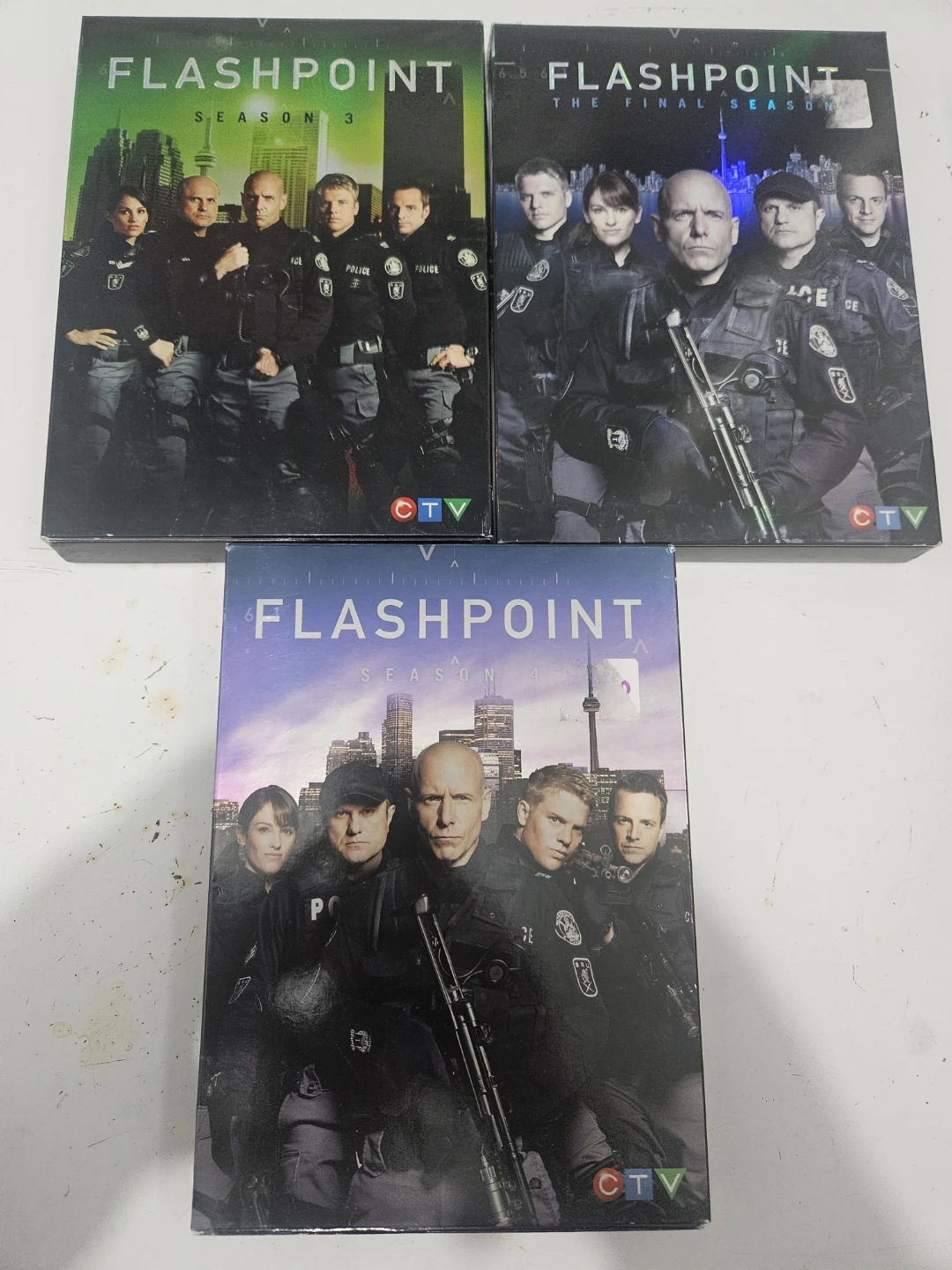 Flashpoint Seasons 3, 4 and Final Season DVD Sets