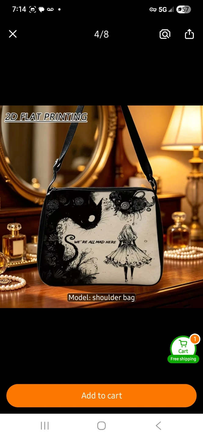 NEW Alice in Wonderland Shoulder Bag ✨️ - photo 4