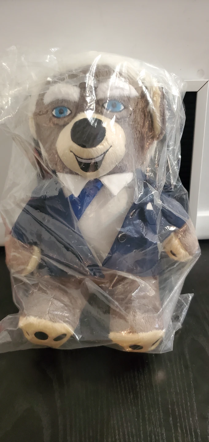 BIDEY BEAR New Plush Animal Toy in Suit